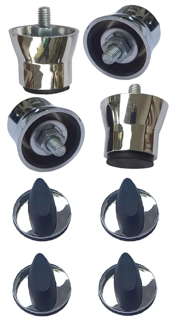 Set_Of_4_Black_Gas_Stove_Anti_Skid_Rubber_Legs_With_Push_Type_8_Mm_Spindle_Knob