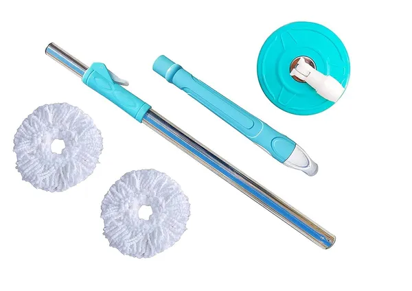 Sea_Green_Stainless_Steel_Mop_Stick_Rod_With_2_Microfiber_Refill