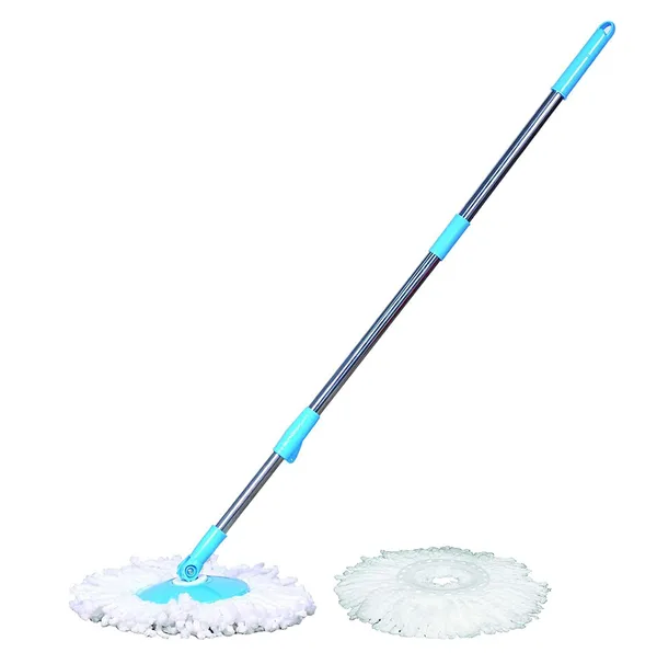 Sea_Green_Stainless_Steel_Mop_Stick_Rod_With_2_Microfiber_Refill