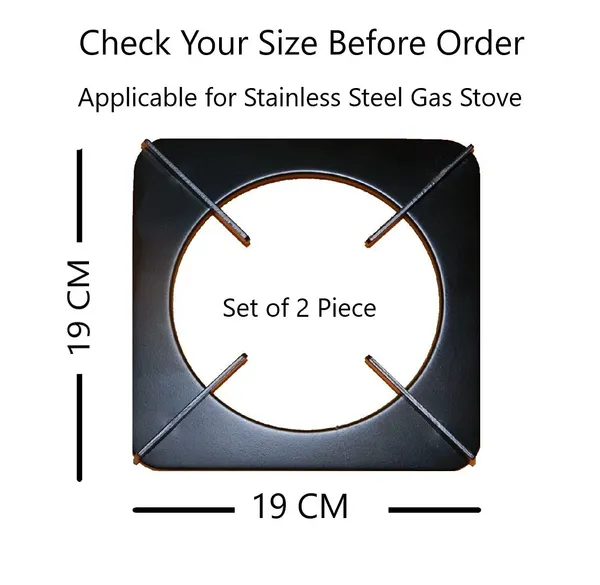Pack_Of_2_Gas_Stove_Part_Regular_Black_Powder_Coated_Square_Pan_Support_Width_19_Cm