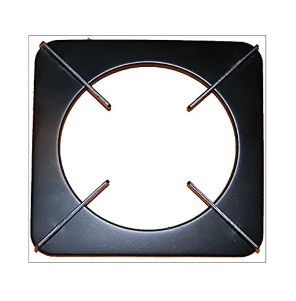 Pack_Of_2_Gas_Stove_Part_Regular_Black_Powder_Coated_Square_Pan_Support_Width_19_Cm