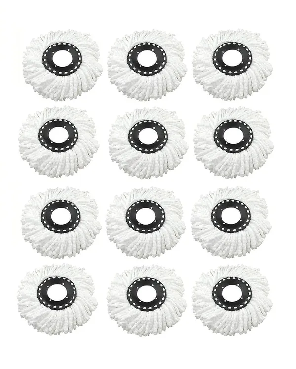Pack_Of_White_Heavy_Super_Clean_Microfiber_Refill_Head_For_Spin_Mop