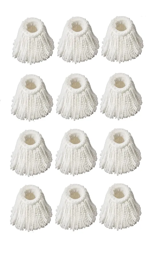Pack_Of_12_White_Heavy_Super_Clean_Microfiber_Refill_Head_For_Spin_Mop_2_Weight