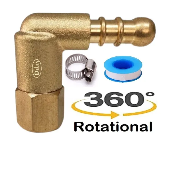 Delta_Gas_Stove_Part_Brass_Revolving_Nozzle_Size_1/4"_Bspt_X_8_Mm_With_Sealing_Tape_For