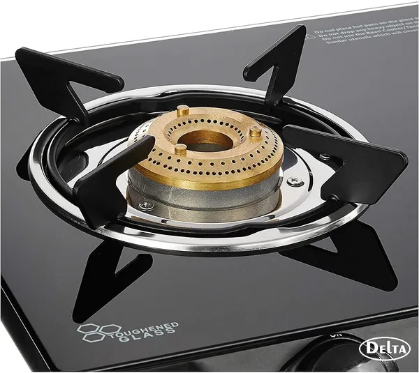 Delta_Gas_Stove_Part_Glass_Cook_Top_Black_Powder_Coated_Round_Pan_Support_With_Pin_Size_160_Mm_Pack_Of_4