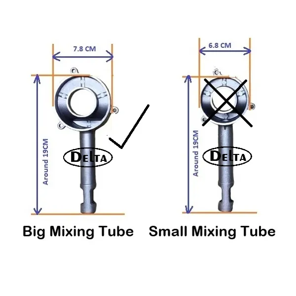 Delta_Gas_Stove_Part_78_Mm_3_Pad_Big_Mi_X_Ing_Tube_For_Glass_Top_And_Ovel_Shape_Facy_Pack_Of_1