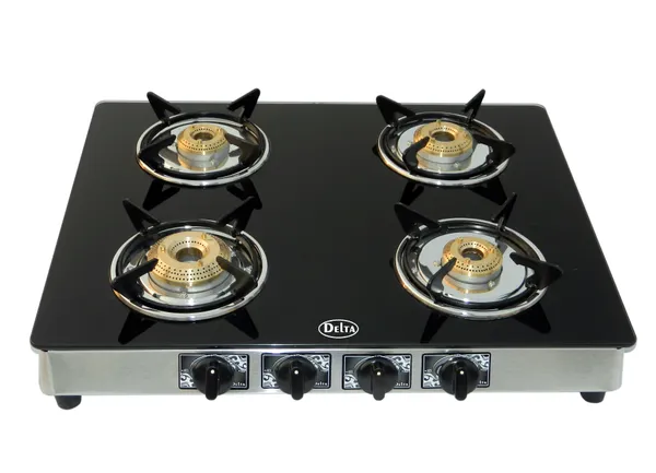 Delta_Gas_Stove_Part_Black_Powder_Coated_Round_Pan_Support_With_Pin_Size_150_Mm_For_Glass_Cook_Top_Pack_Of_1