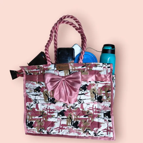 Pink_floral_Bow_Bag_With_Handle_For_Women_&_Girls_(25_Litres)