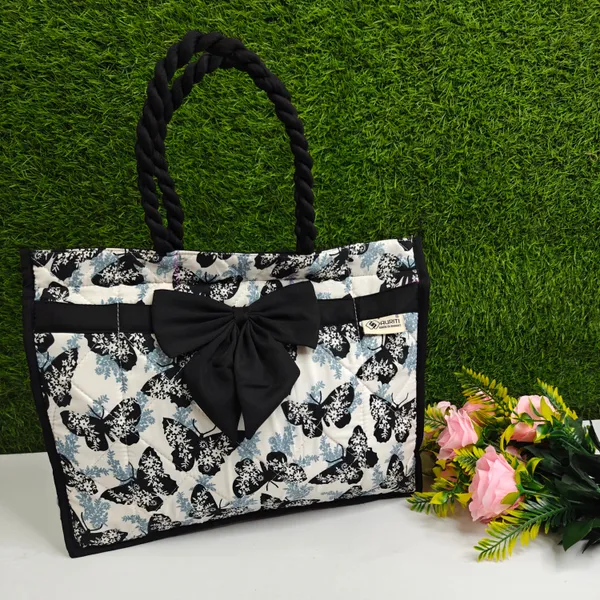Multicolor_Black_butterfly_Bow_Bag_With_Handle_For_Women_&_Girls_(25_Litres)