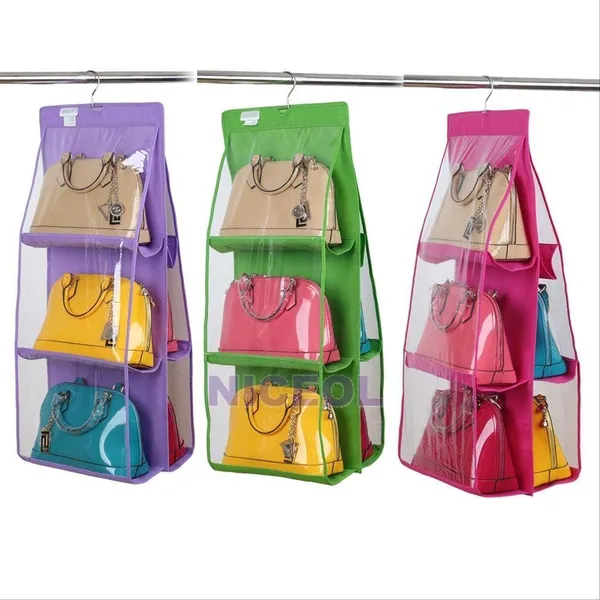 Multicolour_Dust_Proof_Foldable_Purse_Storage_Organizer_With_Large_Vinyl_Pockets_(29D_x_33.5W_x_90H_Cm)