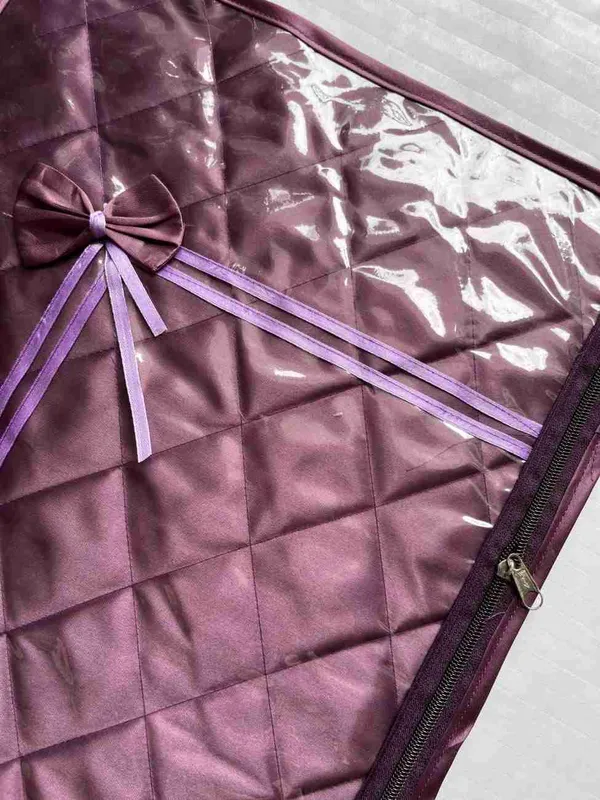 Pack_Of_4_Purple_Single_Saree_Cover_With_Zip_Lock