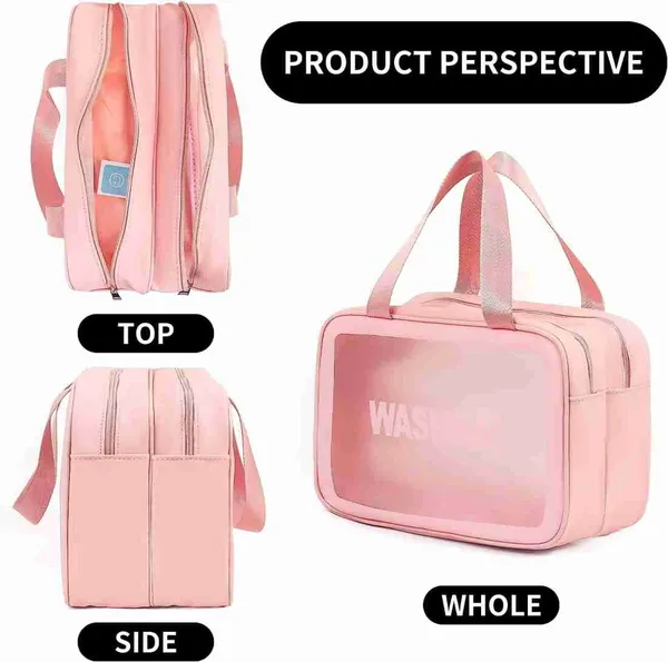 Multicolor_Double_Layer_Waterproof_Woman_Travelling_Pu_Leather_Makeup_Storage_Box_(30_x_20_x_14_Cm)