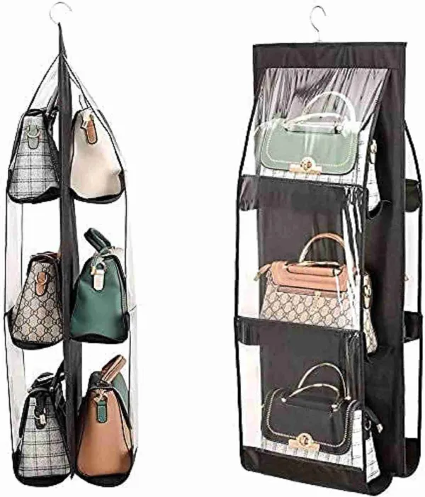 Black_Dust_Proof_Foldable_Purse_Storage_Organizer_With_Large_Vinyl_Pockets_(29D_x_33.5W_x_90H_Cm)