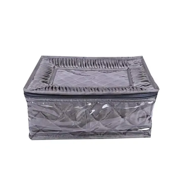 Silver_Satin_Vanity_Box_With_12_Zipped_Pouches_For_Jewellery_Storage_(28D_x_16W_x_5H_Cm)