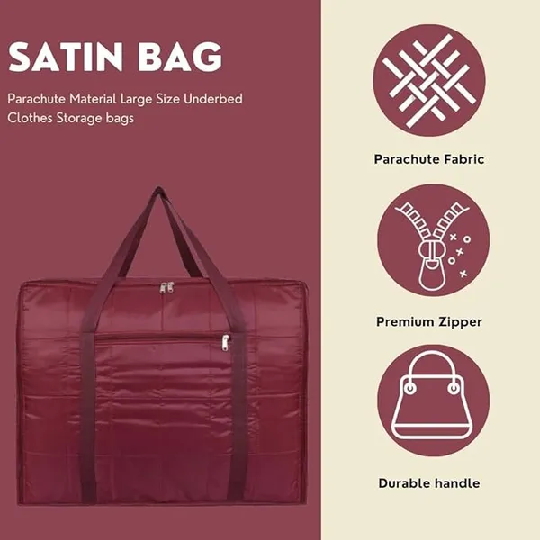 Maroon_Jumbo_Rectangular_Underbed_Storage_Bag_With_Zipper_And_Handle_(86L_x_54W_x_34H_Cm)