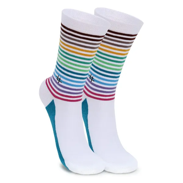 Pack_of_1_Printed_Stripes_Cotton_Socks_Crew_Length_Funky_Socks_|