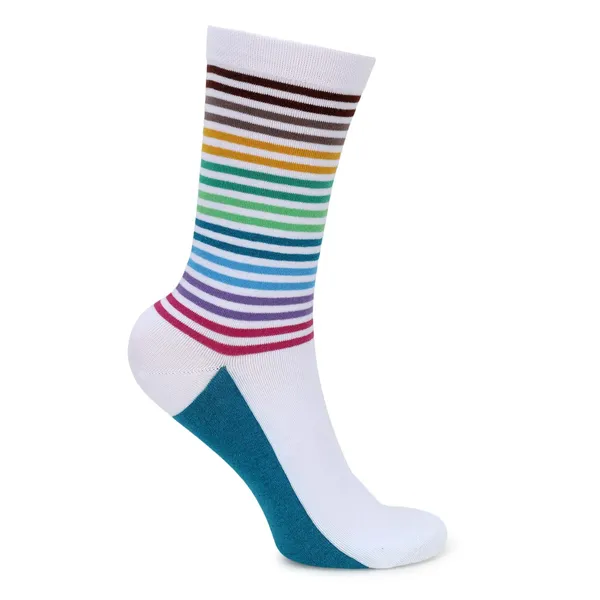 Pack_of_1_Printed_Stripes_Cotton_Socks_Crew_Length_Funky_Socks_|
