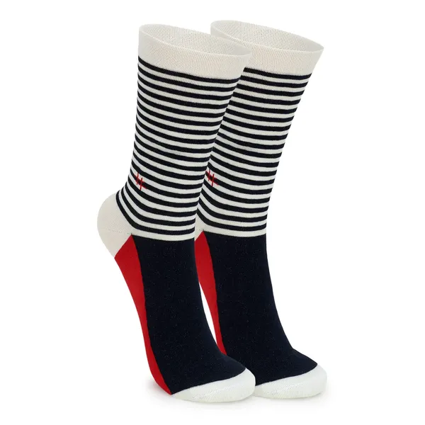 Mills_Brown_Half_Stripes_Cream_Edition_Cotton_Crew_Length_Socks_|