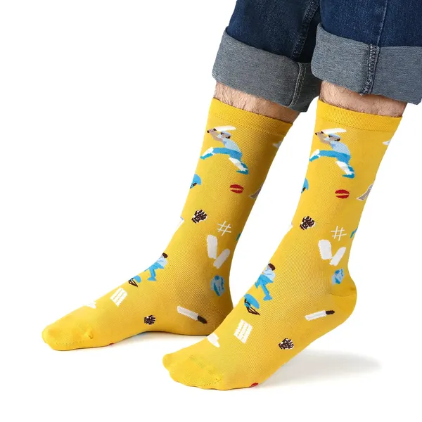 Pack_of_1_Cricket_Printed_Cotton_Socks_Crew_Length_Funky_Socks_|