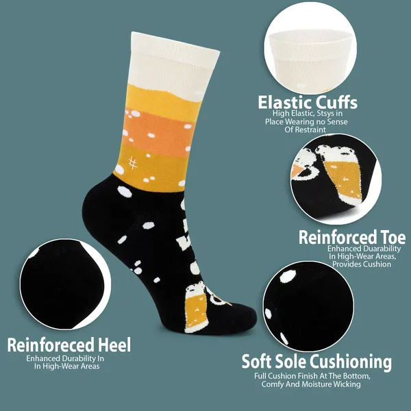 Pack_of_1_Cheers_Printed_Cotton_Socks_Crew_Length_Funky_Socks_|