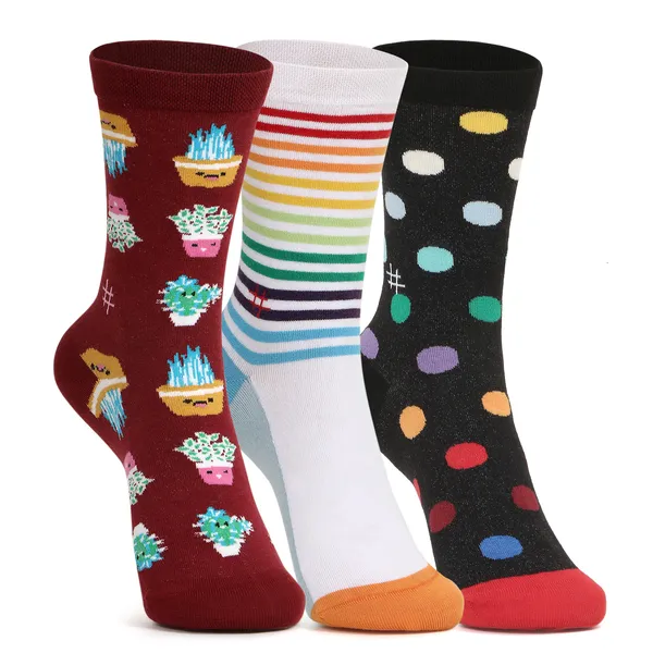 Pack_of_3_Cotton_Socks_Crew_Length_|_Soft_And_Comfortable_Socks_For__||