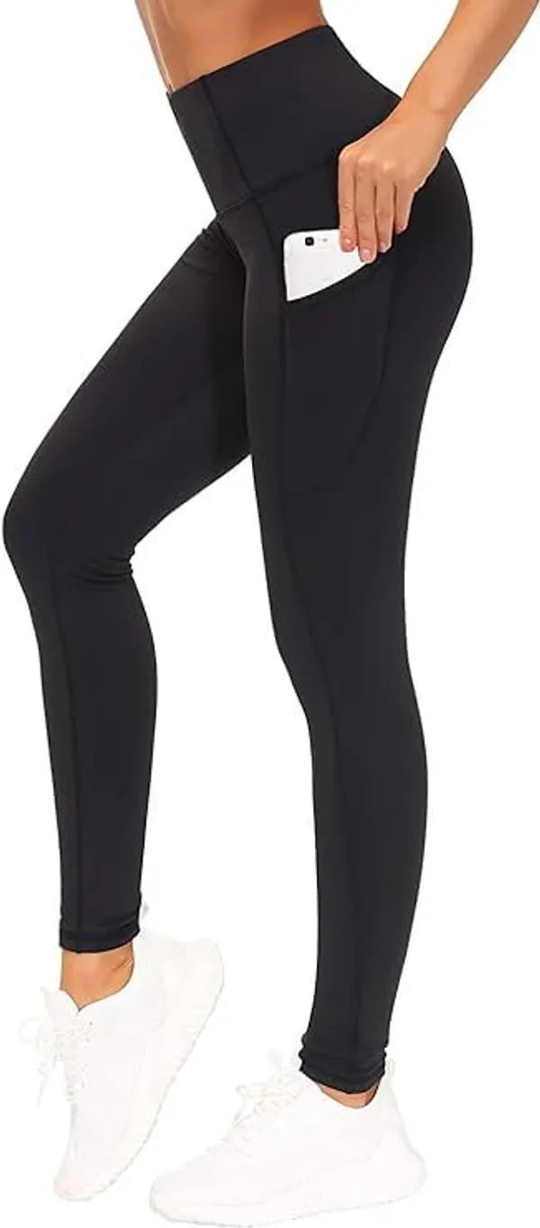 Saffora Black Stretchable Comfortable Workout Pants With Side Pocket Tummy control Pant For For Women Price in India Buy Saffora Black Stretchable