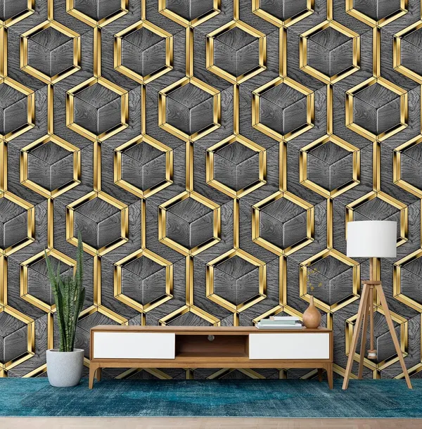 Grey_Latest_Stylish_Textured_Pvc_Coated_3D_Modern_Pattern_Design_Wallpaper_Roll_For_Living_Room/Bedroom/Office_Walls_(57Sqft/Per_Roll)