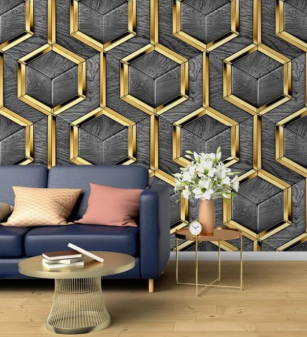 Grey_Latest_Stylish_Textured_Pvc_Coated_3D_Modern_Pattern_Design_Wallpaper_Roll_For_Living_Room/Bedroom/Office_Walls_(57Sqft/Per_Roll)