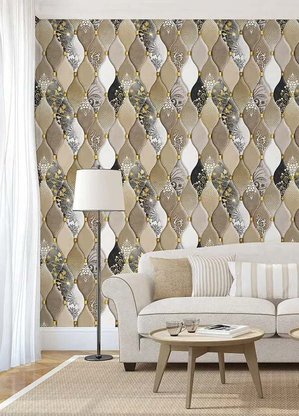 Multi_Latest_Stylish_Textured_Pvc_Coated_3D_Modern_Floral_Wave_Design_Wallpaper_Roll_For_Living_Room/Bedroom/Office_Walls_(57Sqft/Per_Roll)
