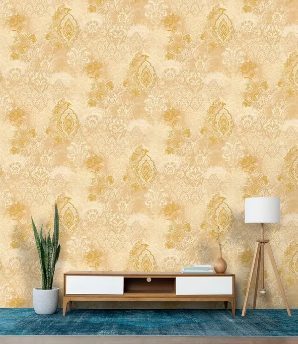 Brown_Latest_Stylish_Textured_Pvc_Coated_3D_Modern_Leaf_Floral_Design_Wallpaper_Roll_For_Living_Room/Bedroom/Office_Walls_(57Sqft/Per_Roll)