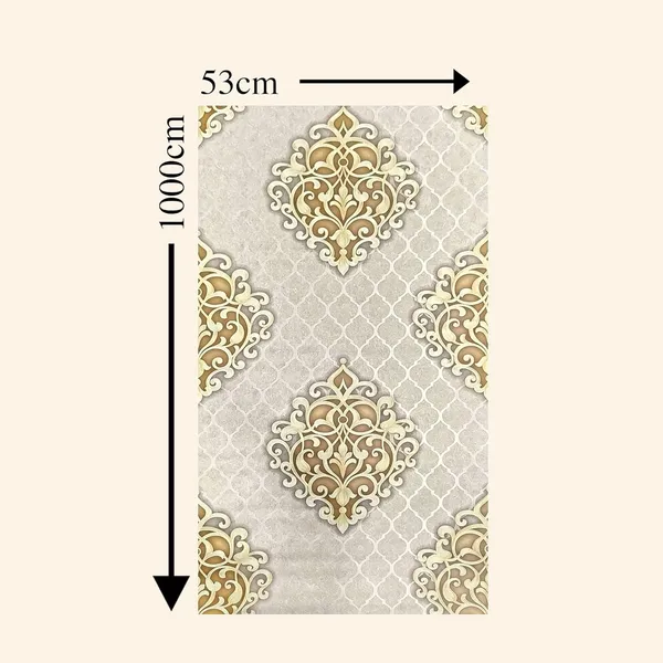 Beige_Gold_Damask_Design_Pvc_Wallpaper_For_Living_Room_|_Latest_Stylish_3D_Wallpaper_For_Walls_53Cm(W)_X1000Cm(L)-57Sqft/Roll