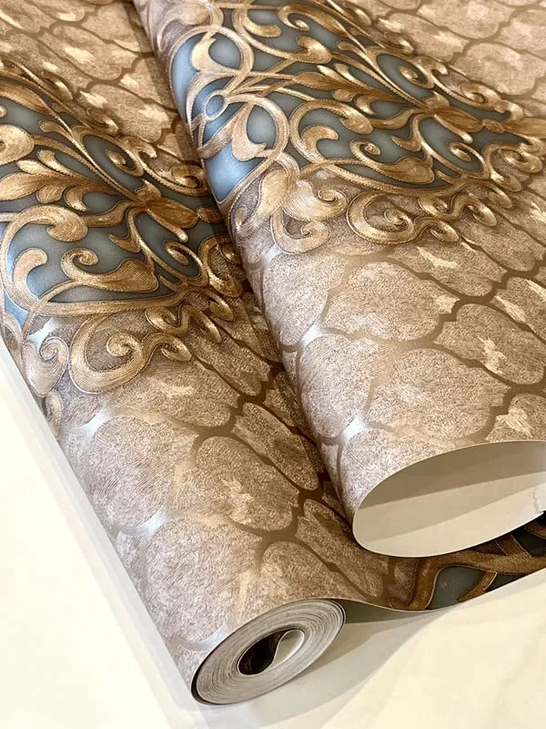 Brown_Latest_Stylish_Damask_Design_Big_Size_(57_Sqft/Roll)_Waterproof_Wallpaper_For_Living_Room,_Bedroom_Wall_(Adhesive_Free_With_Wallpaper_Roll)