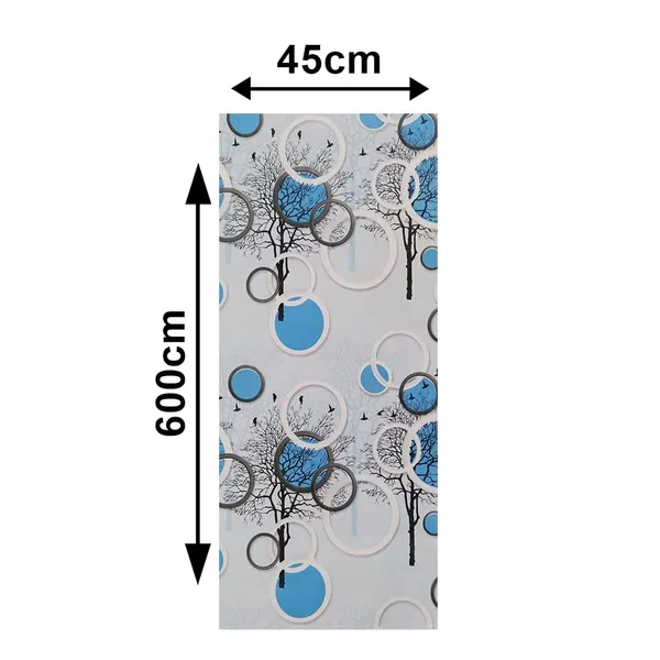 Blue_Pvc_Wall_Stickers_For_Living_Room_|_3D_Geometric_Blue_Design_Self_Adhesive_Wallpaper_45Cm(W)_X600Cm(L)-28Sqft/Roll