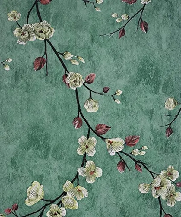 Green_Pvc_Wall_Stickers_For_Living_Room_|_3D_Green_Flower_Design_Self_Adhesive_Wallpaper_Latest_&_Stylist_3D_Wallpaper_For_Walls_|_45Cm(W)_X600Cm(L)-28Sqft/Roll