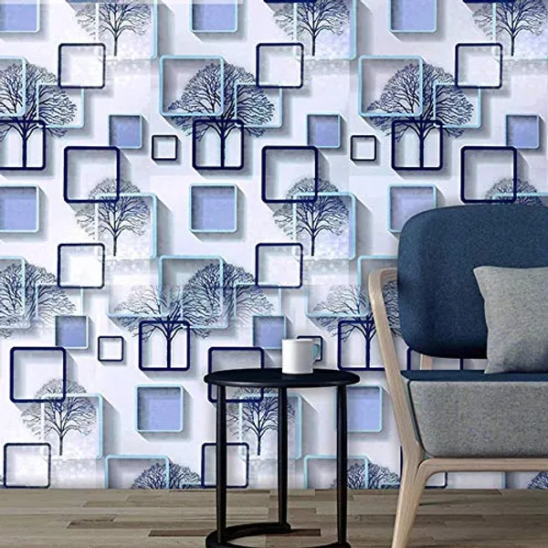 Blue_3D_Pvc_Wall_Stickers_For_Living_Room_|_Removable_Peel_&_Stick_Self_Adhesive_Wallpaper_17.5Inch(W)_X236Inch(L)-28Sqft/Roll