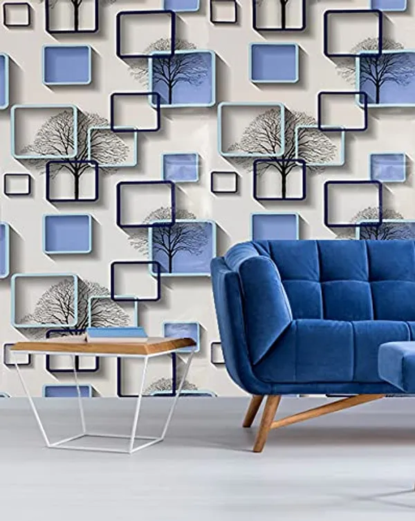 Blue_3D_Pvc_Wall_Stickers_For_Living_Room_|_Removable_Peel_&_Stick_Self_Adhesive_Wallpaper_17.5Inch(W)_X236Inch(L)-28Sqft/Roll