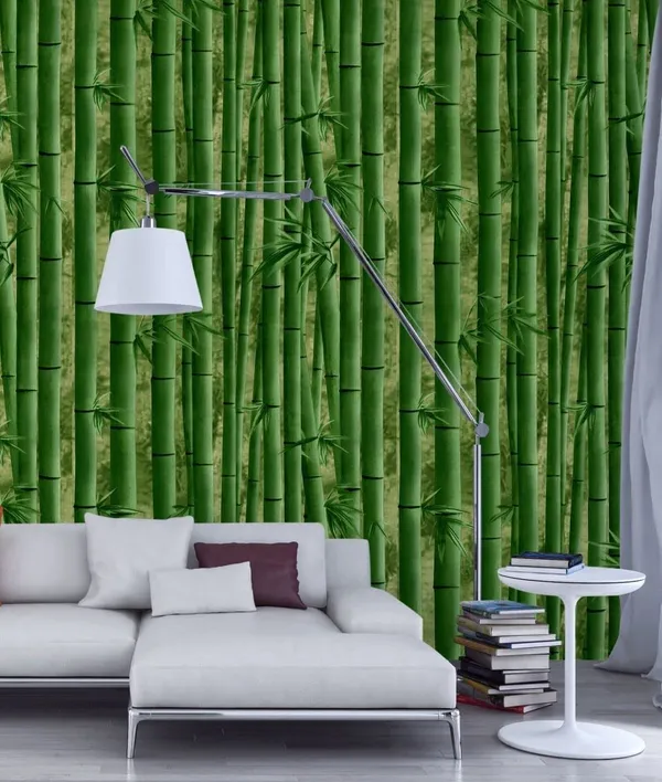 Green_Pvc_Wall_Stickers_For_Living_Room_|_3D_Green_Bamboo_Design_Self_Adhesive_Wallpaper__45Cm(W)_X600Cm(L)-28Sqft/Roll