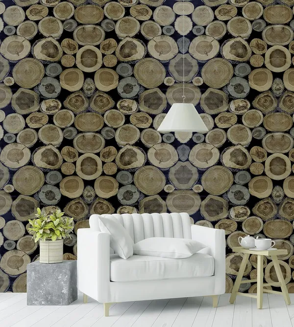 Brown_Stylish_Woodlog_Design_Pvc_Coated_Self-Adhesive_Removable_Peel_And_Stick_Decorative_Wallpaper_For_Living_Room_(28_Sqft/Roll)