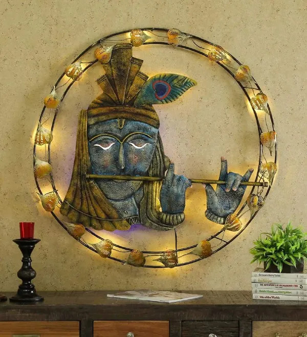 Metal_Build_|_Blue_Krishna_In_Ring_With_Led_|_Water_Resistant