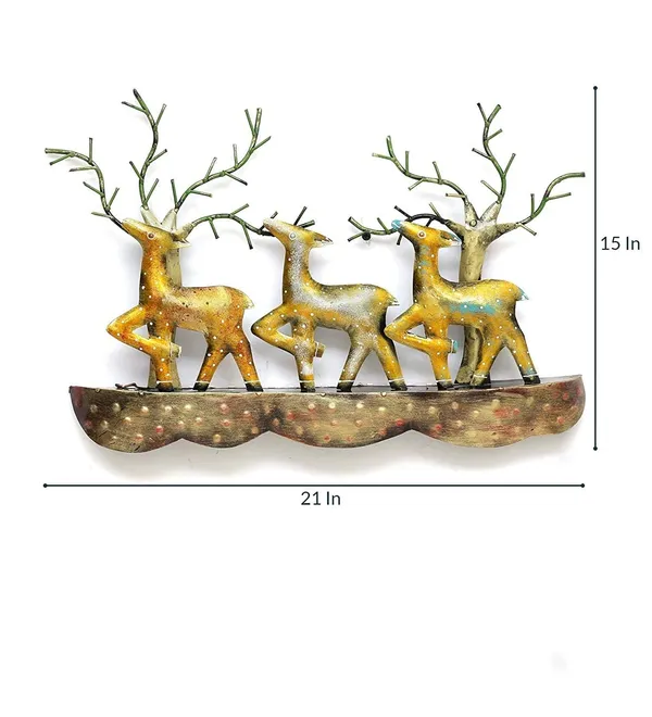 Metal_Build_|_With_Led_Three_Deer_On_Rock_|_Water_Resistant