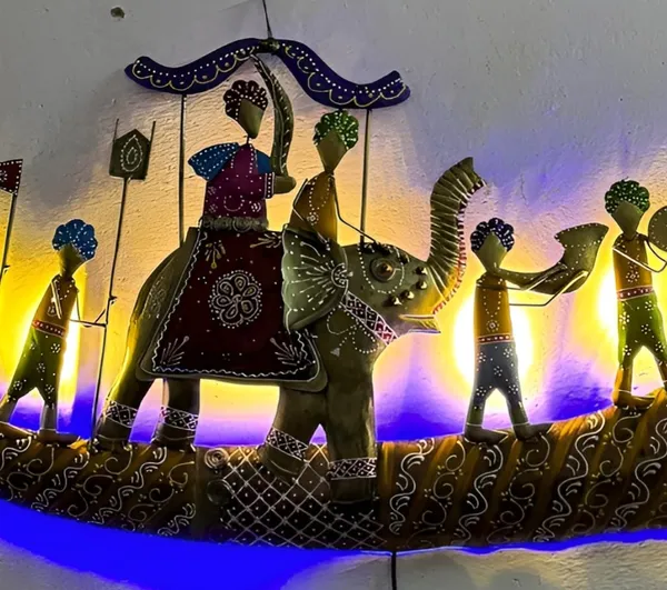 Blue_&_yellow_Rajasthani_Royal_Baarat_with_LED_Metal_Wall_Decor__(51*2.5*24_Inch)