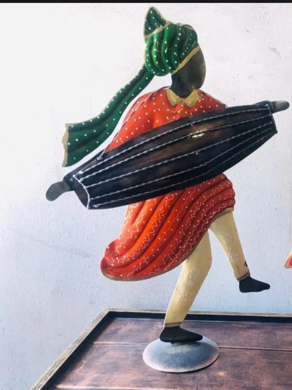 Metal_Build_|_19"_Rajsthani_Dancing_Set_Of_2_|_Water_Resistant