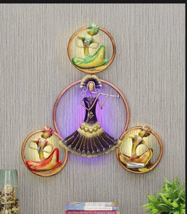 Metal_Build_|_Four_Circle_Decor_With_Led_|_Water_Resistant