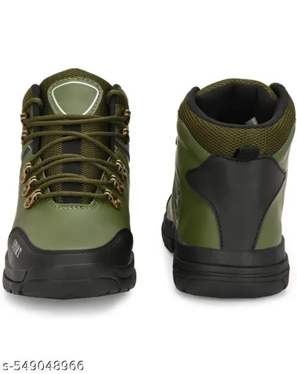 Green_Syntethic_Leather_Pvc_Sole_Boot_For_Men