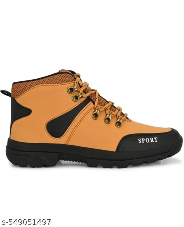 Brown_Polyester_Pvc_Sole_Boot_For_Men
