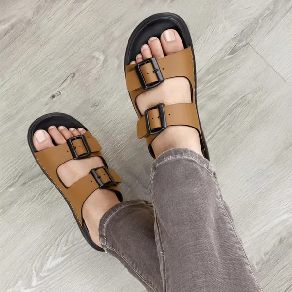TAN_2_BUCKLE_FLIP_FLOPS_FOR_MENS