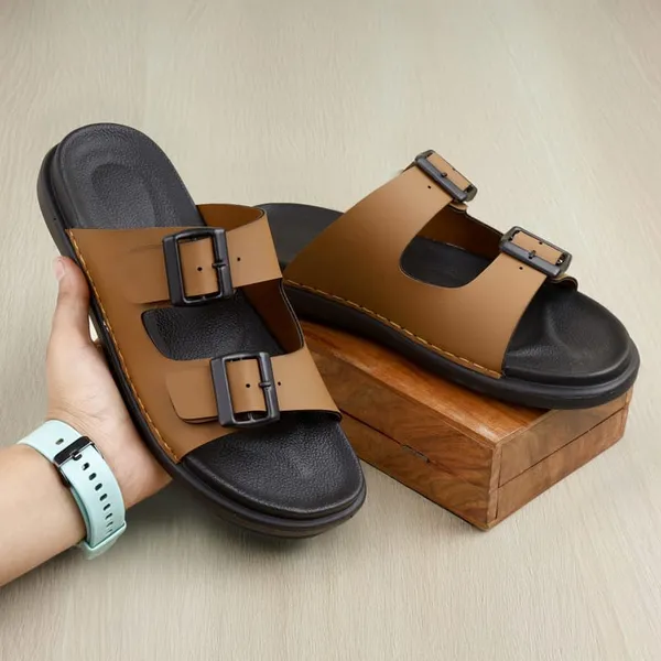 TAN_2_BUCKLE_FLIP_FLOPS_FOR_MENS