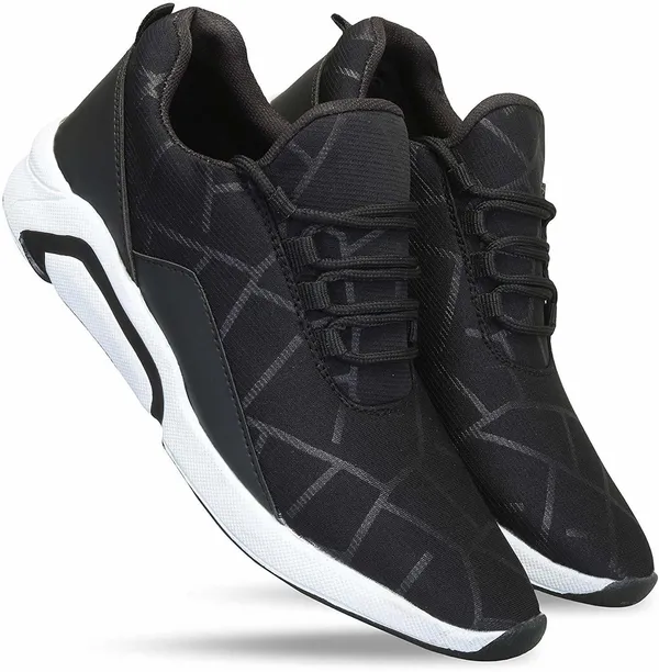 Black_Canvas_Pvc__Tip_Sports_Shoes_For_Men