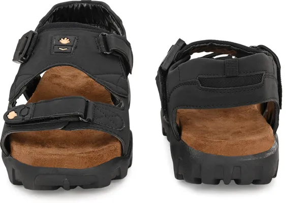 Black_Synthetic_Leather_Cotton_Foam_Casual_Sandal_For_Men