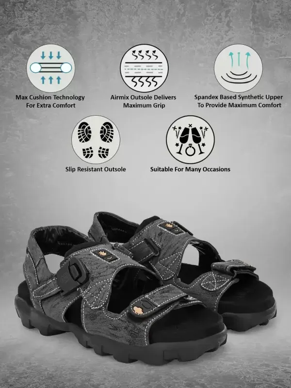 Grey_Synthetic_Leather_Cotton_Foam_Casual_Sandal_For_Men